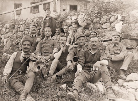 Rakousko - Uherská armáda - obsluha lanovky Rakousko - Uherská armáda - obsluha lanovky